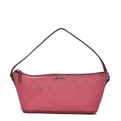 Gucci Monogram Boat Pochette Fuchsia 1 of 13