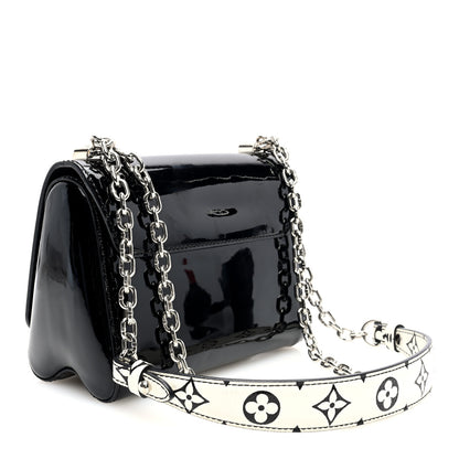 Louis Vuitton Patent Monogram Twist Shoulder Bag PM Black 4 of 10