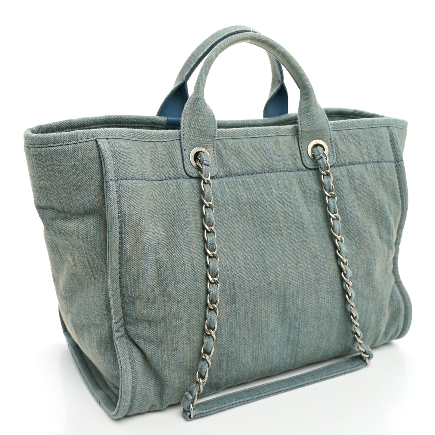 Denim Medium Deauville Tote Light Blue