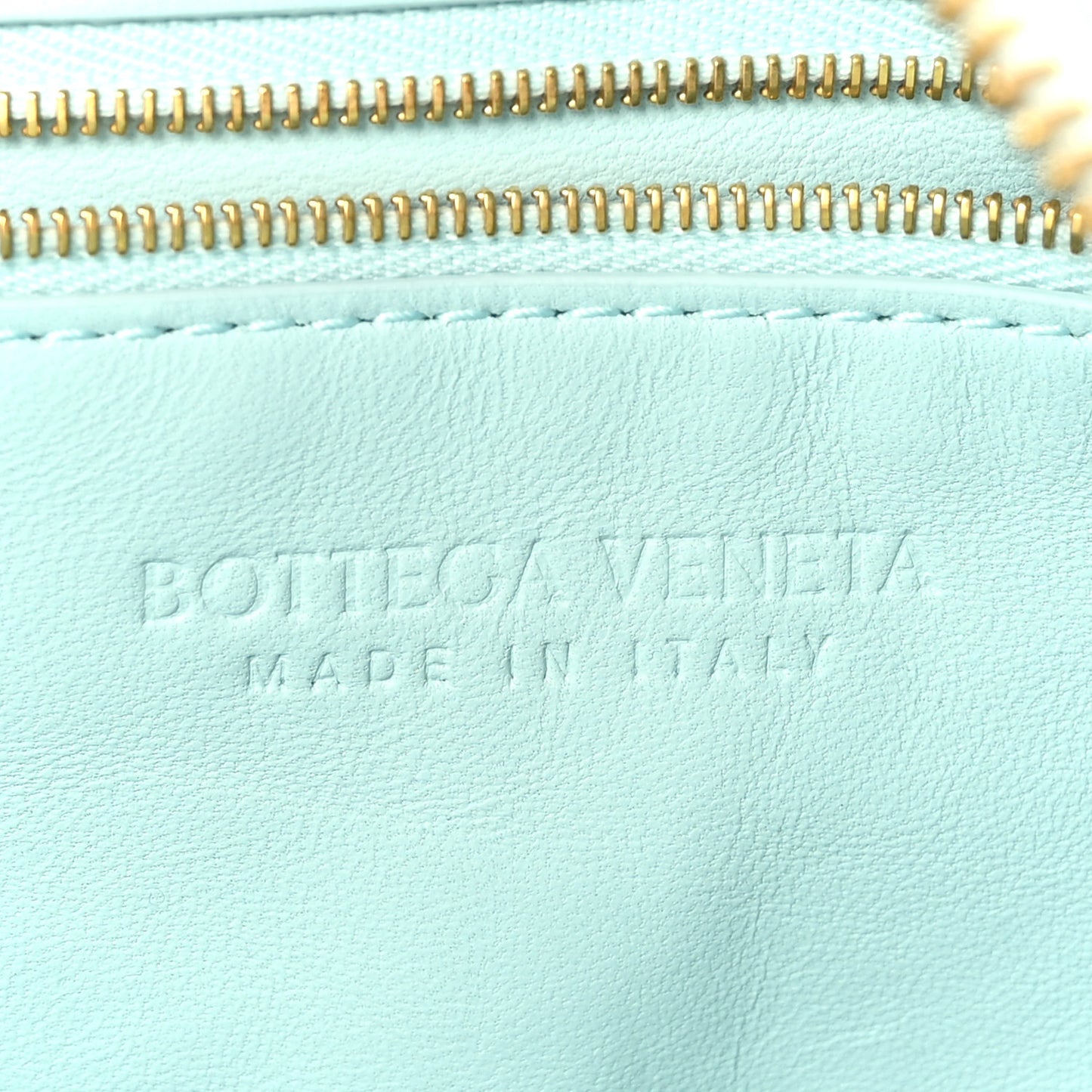 Nappa Intrecciato Bauletto Teal Washed