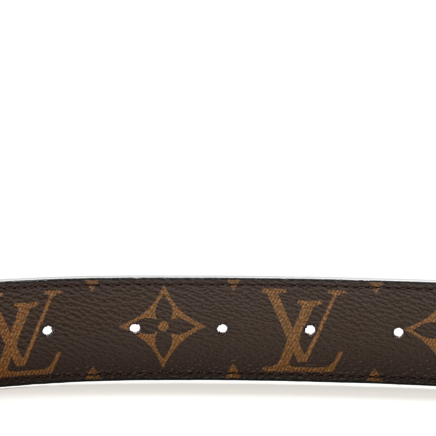 Calfskin Monogram 30mm LV Initiales Reversible Belt 75/30 Black