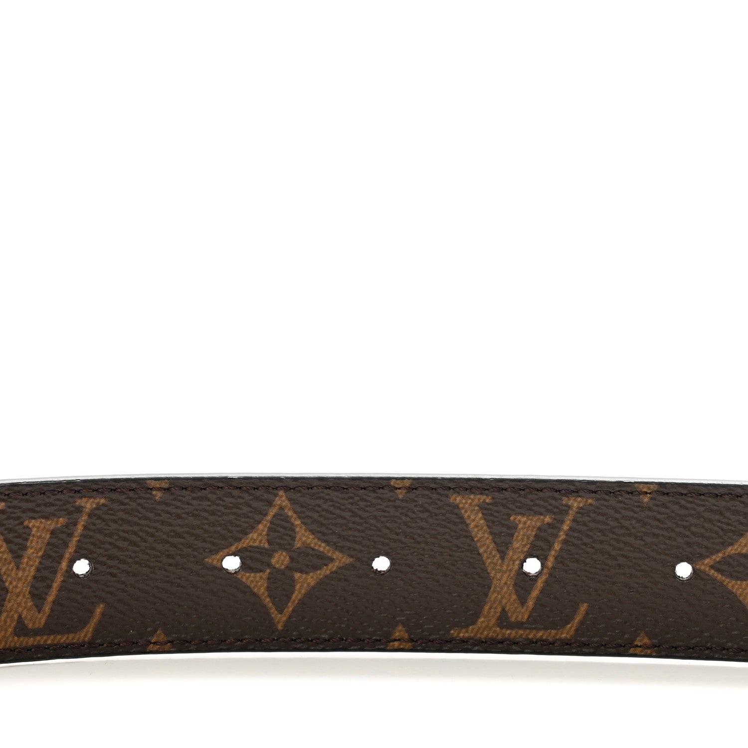 Louis Vuitton Calfskin Monogram 30mm LV Initiales Reversible Belt 75/30 Black 5 of 5