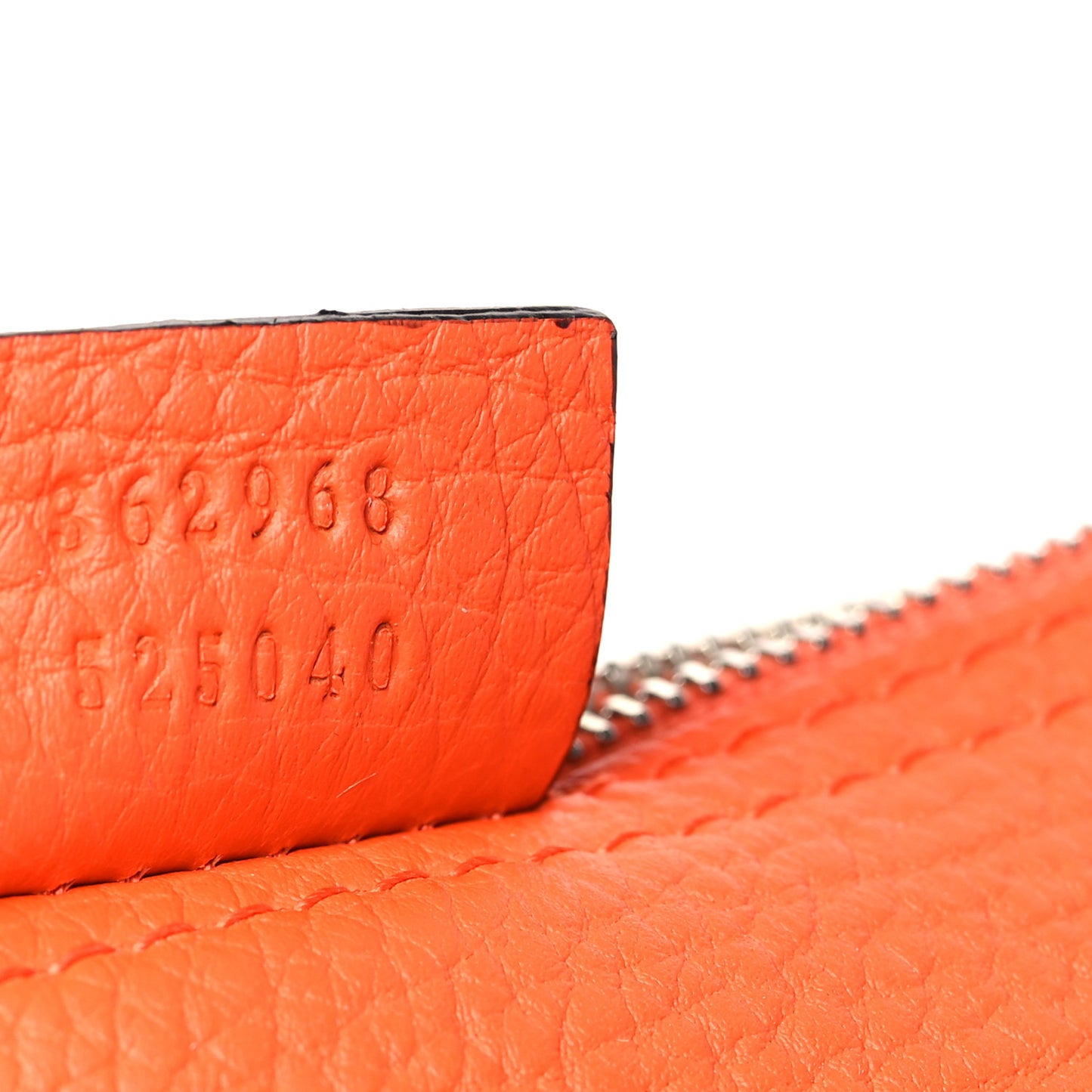 Soft Grained Calfskin Large Jackie Hobo Orange