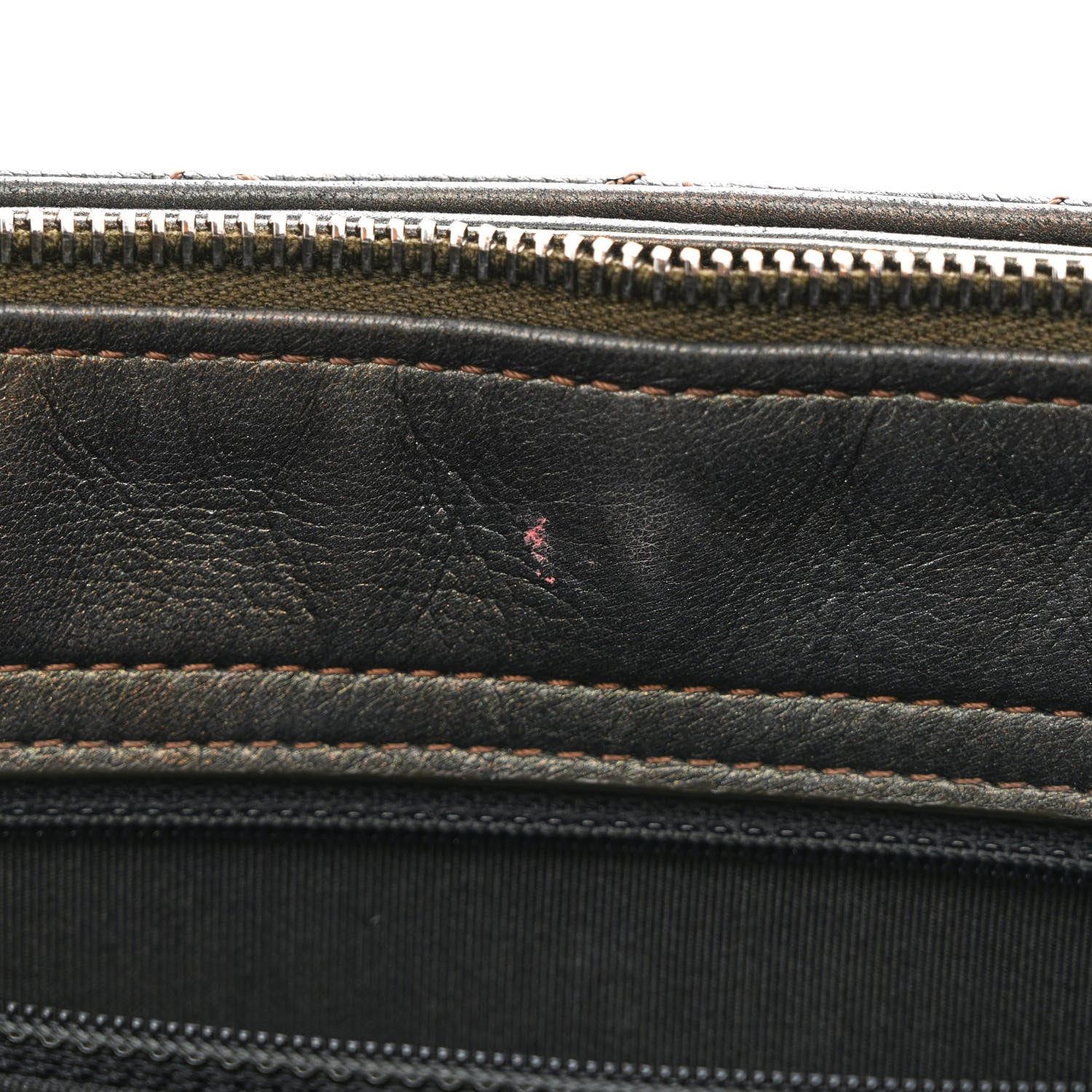 Chanel Metallic Goatskin Quilted Medium Rock In Rome Tote Charcoal 12 of 14