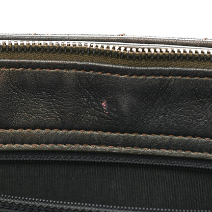 Chanel Metallic Goatskin Quilted Medium Rock In Rome Tote Charcoal 12 of 14