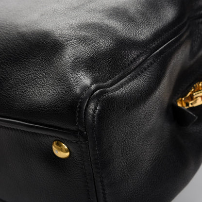 Miu Miu Vitello Daino Tote Nero Black 12 of 15