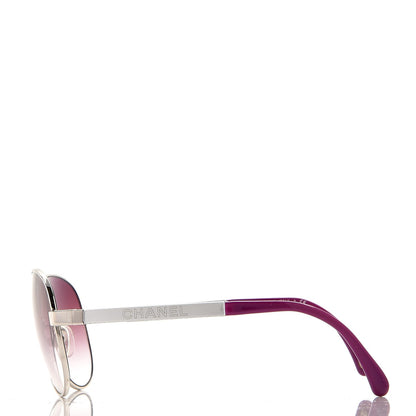 Chanel Aviator Sunglasses 4179 Purple 3 of 8