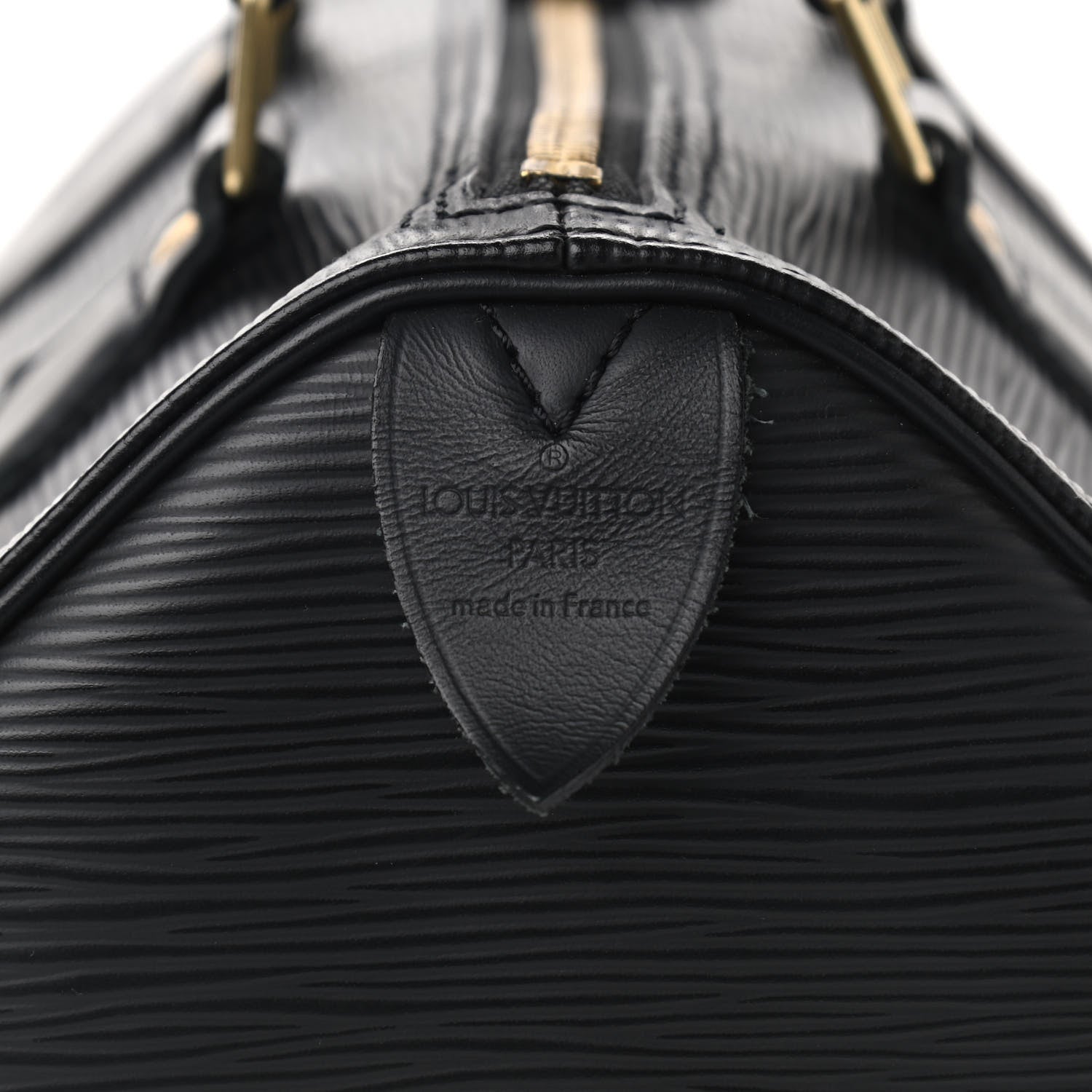 Louis Vuitton Epi Speedy 25 Black 6 of 10