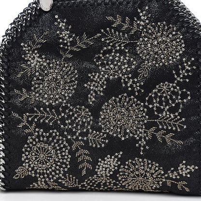 Stella McCartney Bead Embellished Shaggy Deer Mini Falabella Tote Black 8 of 8
