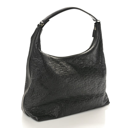 Gucci Guccissima Large Hobo Black 3 of 14