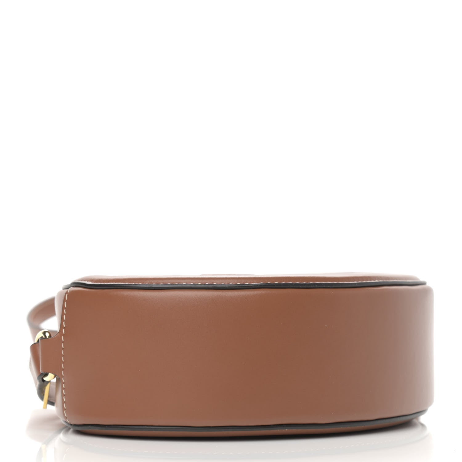 Celine Smooth Calfskin Cuir Triomphe Oval Bag Tan 4 of 11