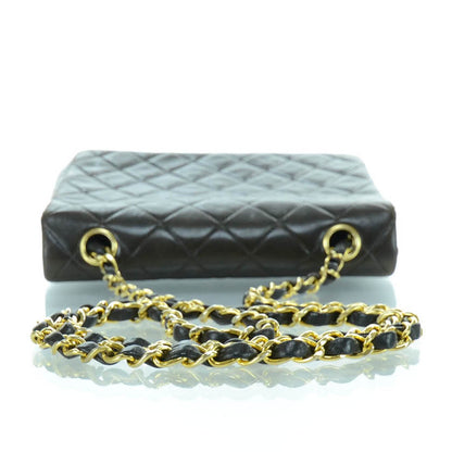 Chanel Lambskin Quilted Mini Flap Brown 4 of 12