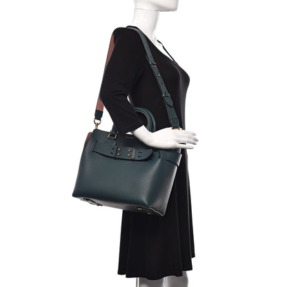 Burberry Soft Grain Calfskin Small Belt Bag Dark Cyan 2 of 11