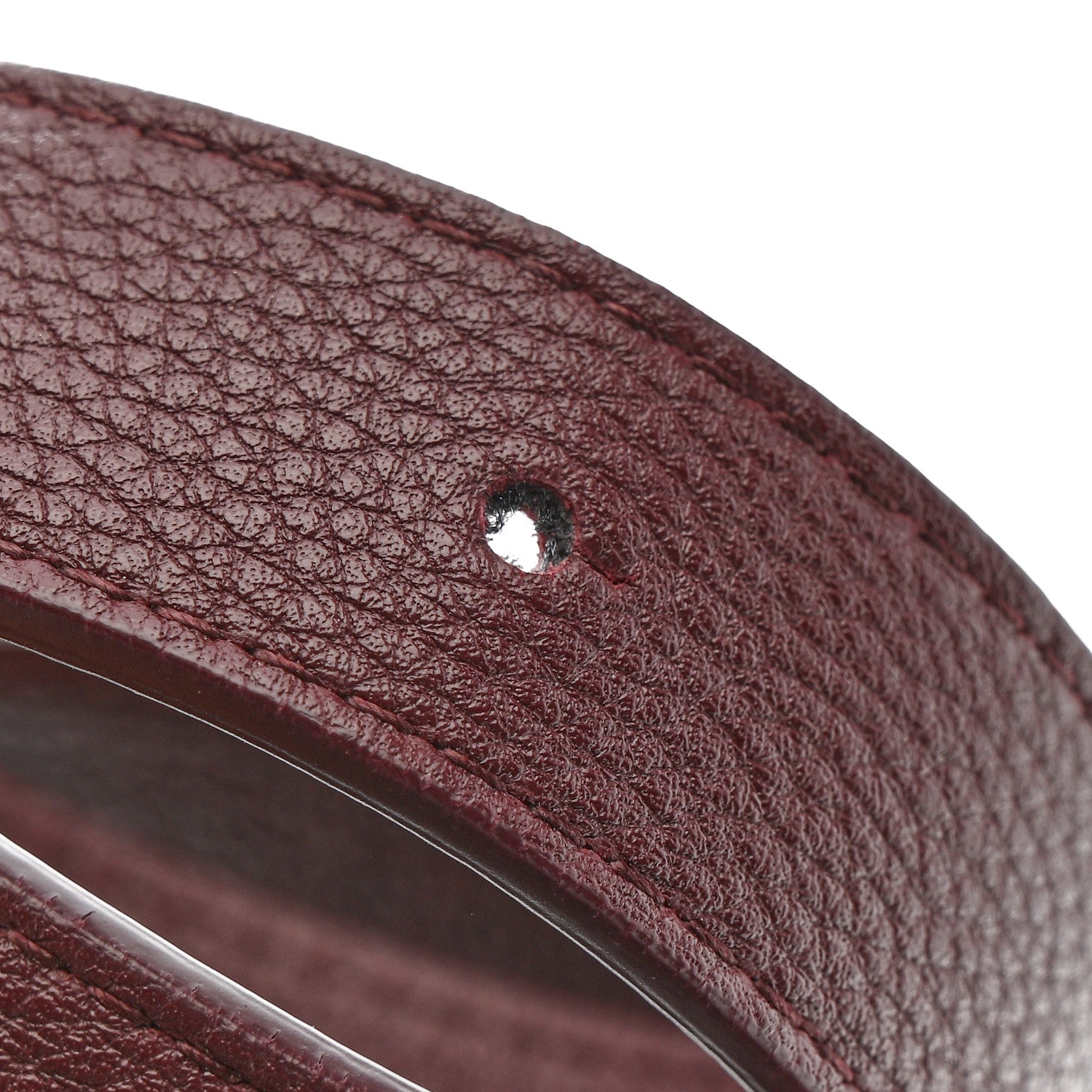 Bottega Veneta Grained Calfskin Maxi Intrecciato Cassette Crossbody Bag Bordeaux 11 of 13