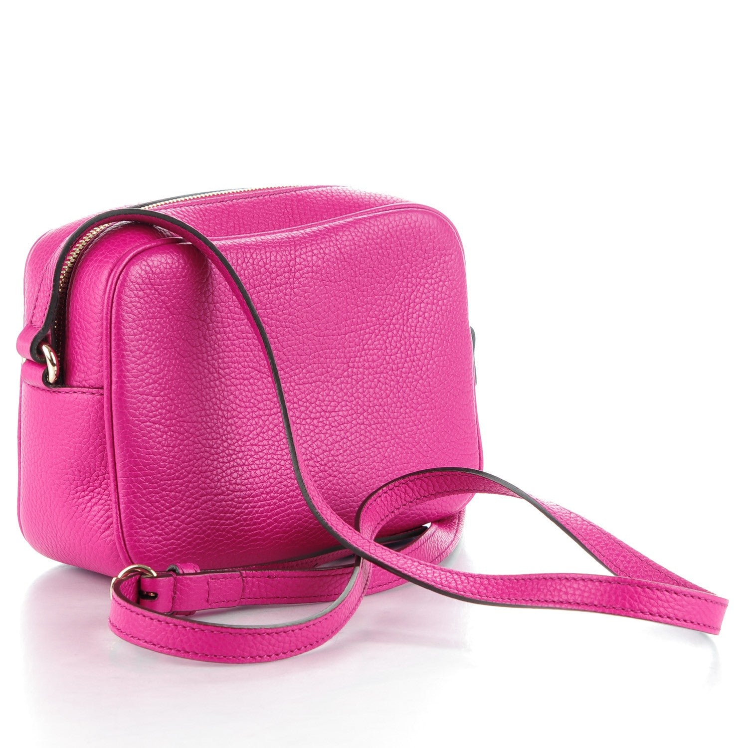 Gucci Cellarius Calfskin Small Soho Disco Bag Bright Bouganville 3 of 7