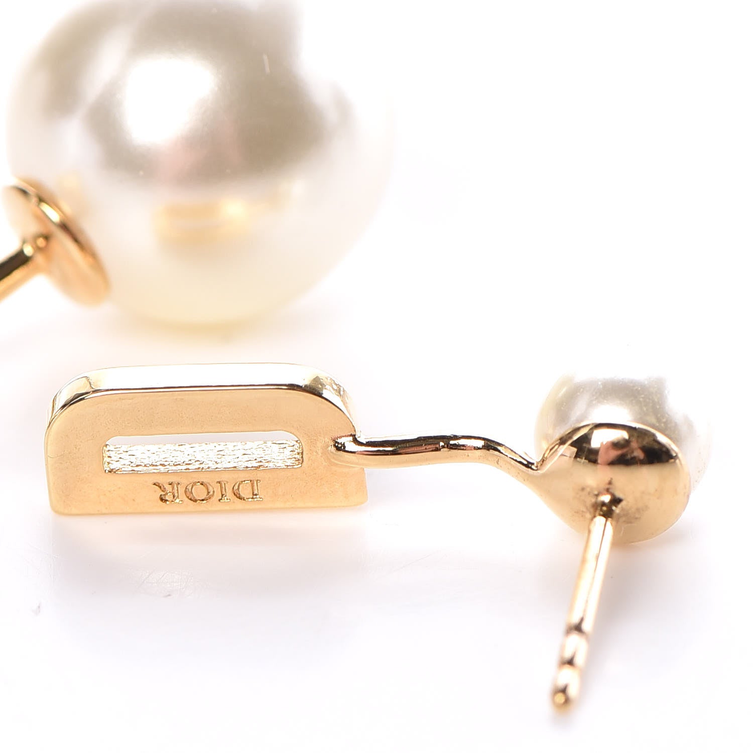 Christian Dior Pearl My ABCDior Tribale Earring Gold 4 of 5