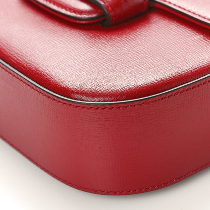 Gucci Azalea Calfskin Web Monochrome Horsebit 1955 Shoulder Bag New Cherry Red 11 of 11