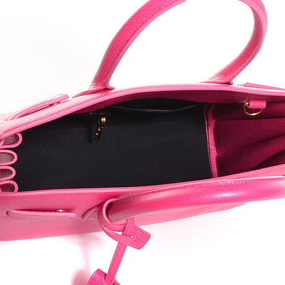 Saint Laurent Calfskin Baby Sac De Jour Lipstick Fuchsia 5 of 8