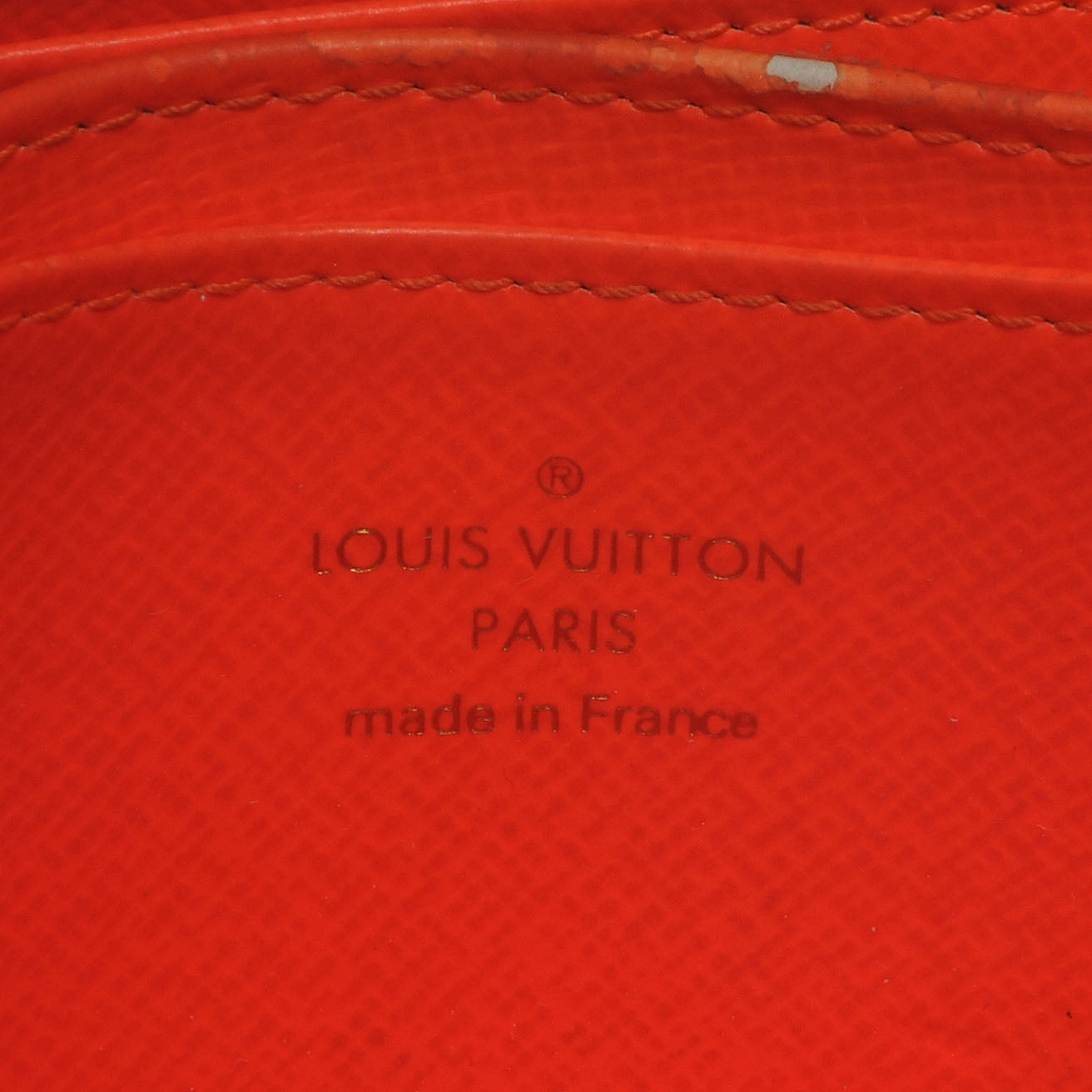 Louis Vuitton Monogram Graffiti Zippy Coin Purse Orange 6 of 7