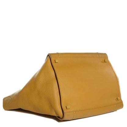 Celine Supple Calfskin Medium Phantom Luggage Curry 4 of 9