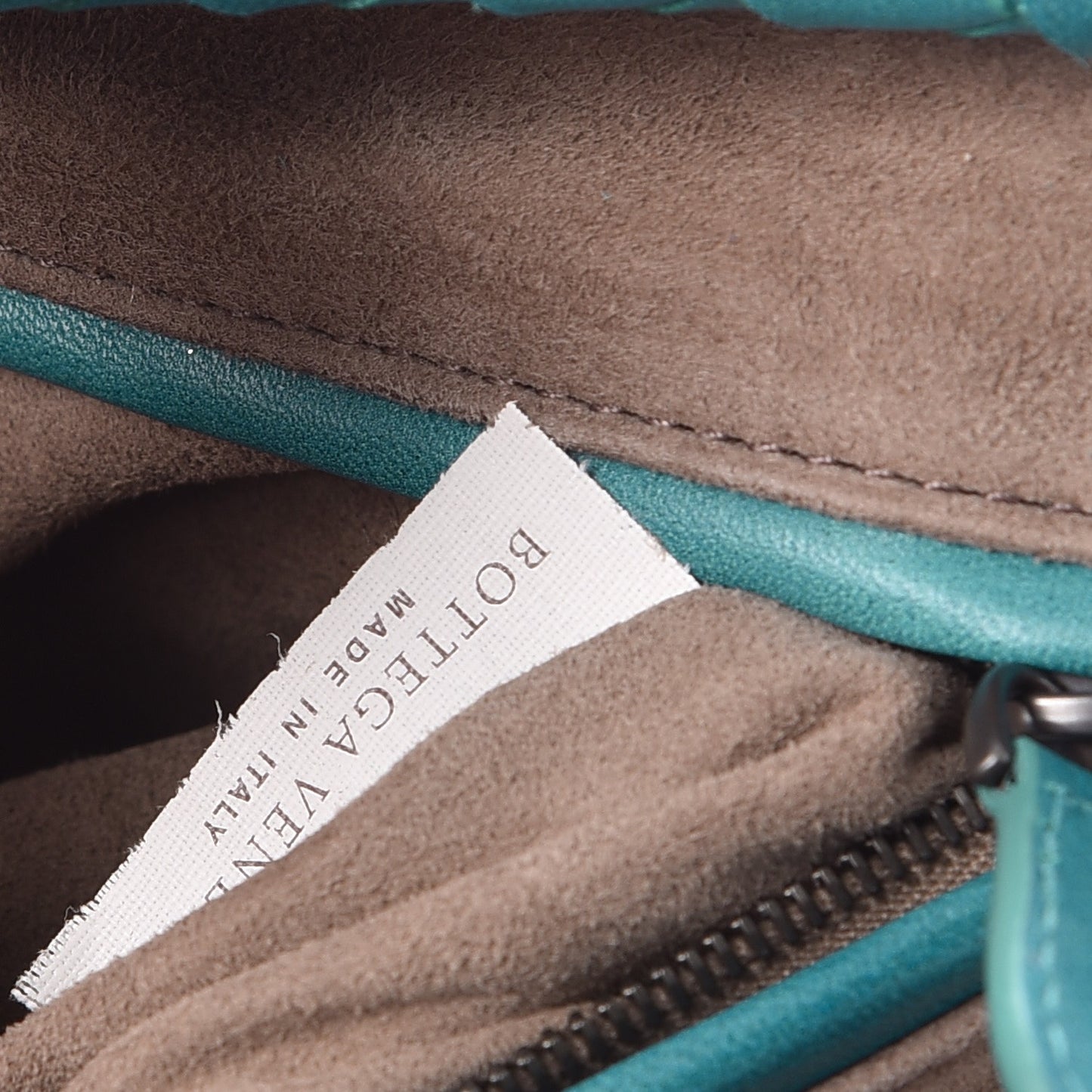 Nappa Intrecciato The Lauren 1980 Clutch Aqua