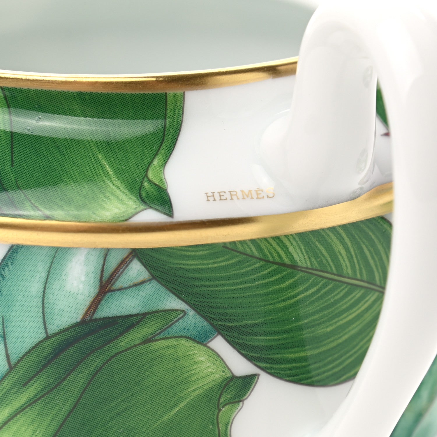 Hermes Porcelain Passifolia Sugar Bowl 6 of 6