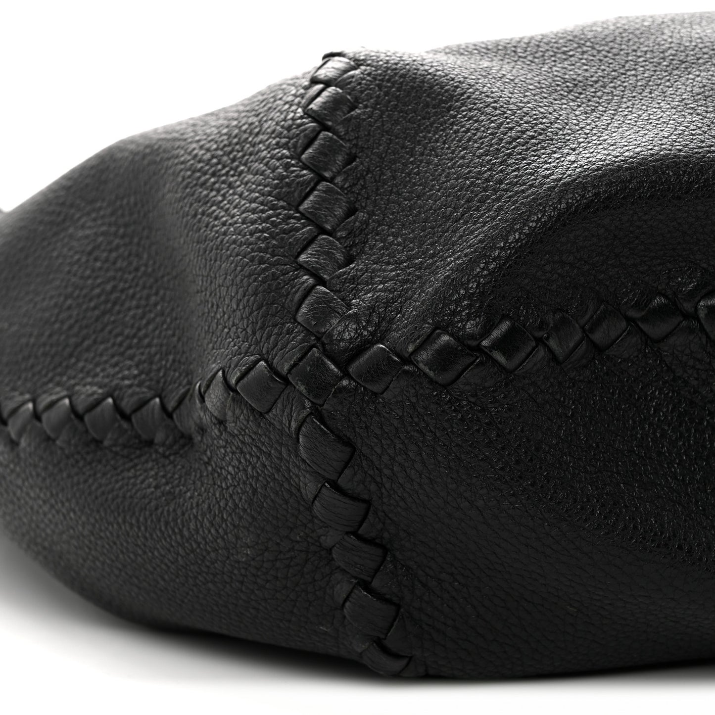 Cervo Deerskin Large Hobo Black