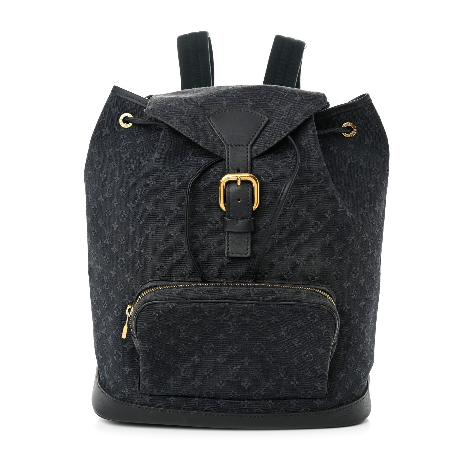 Louis Vuitton Mini Monogram Montsouris GM Backpack Blue 1 of 12