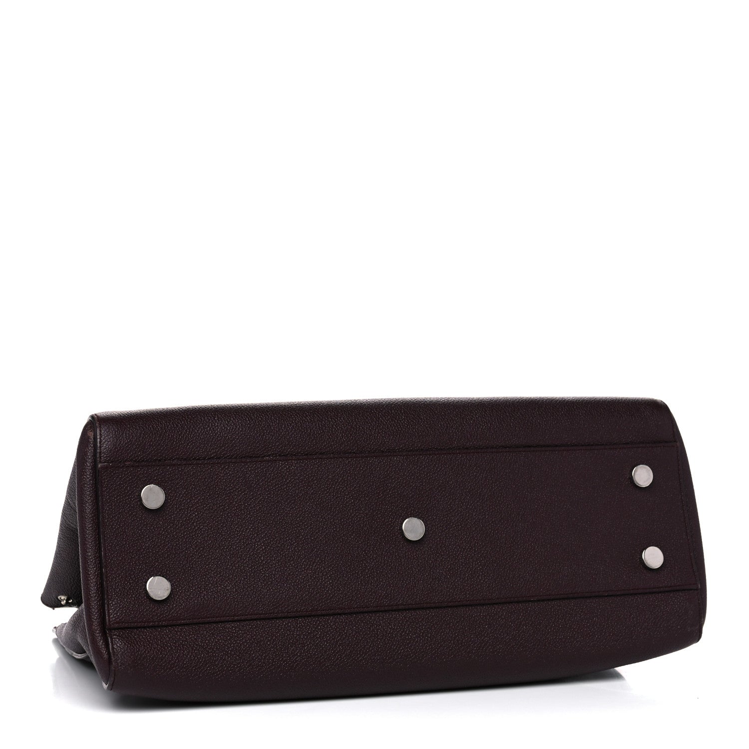 Saint Laurent Grained Calfskin Medium Cabas Rive Gauche Amaranto 4 of 29