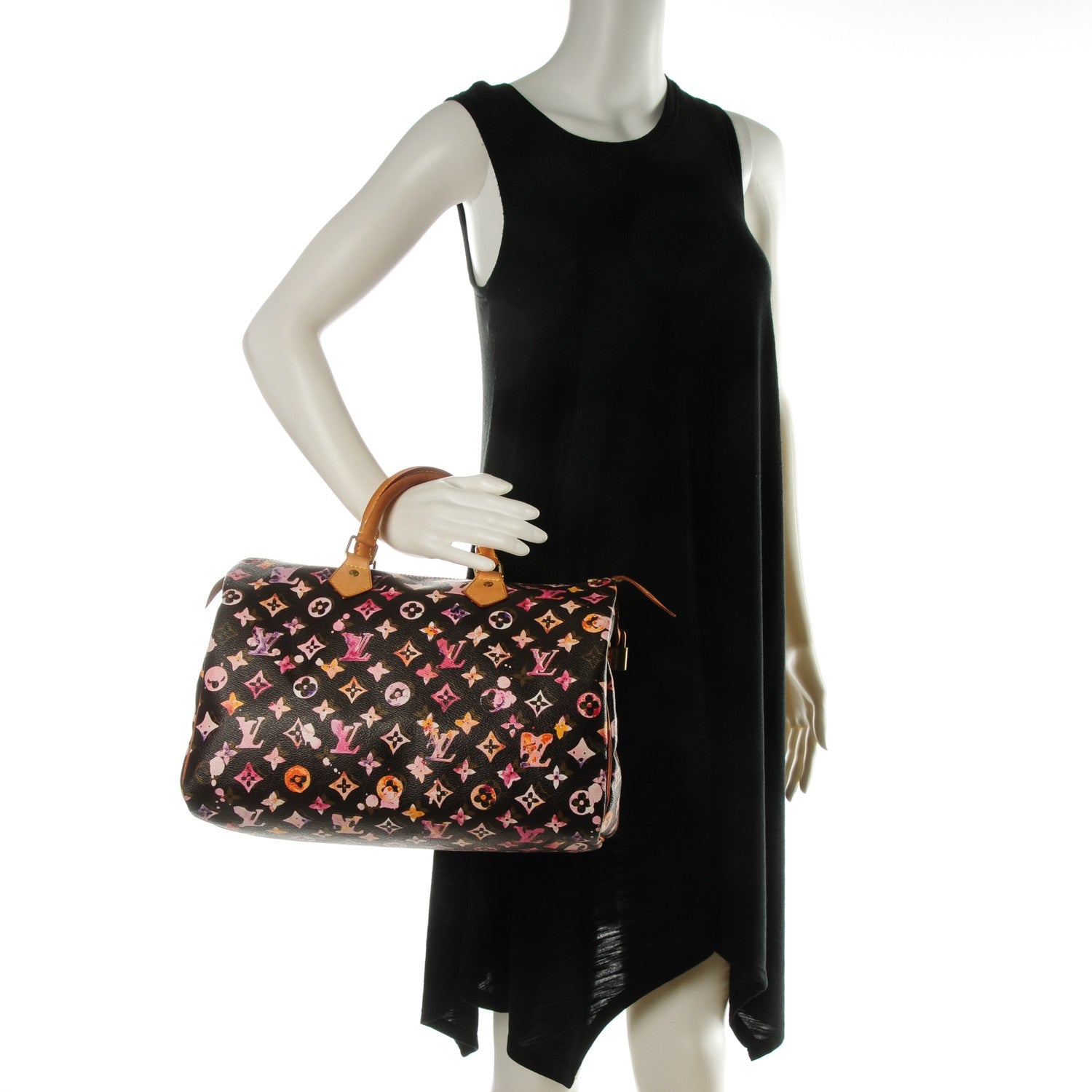 Louis Vuitton Watercolor Aquarelle Speedy 35 Brown 2 of 6