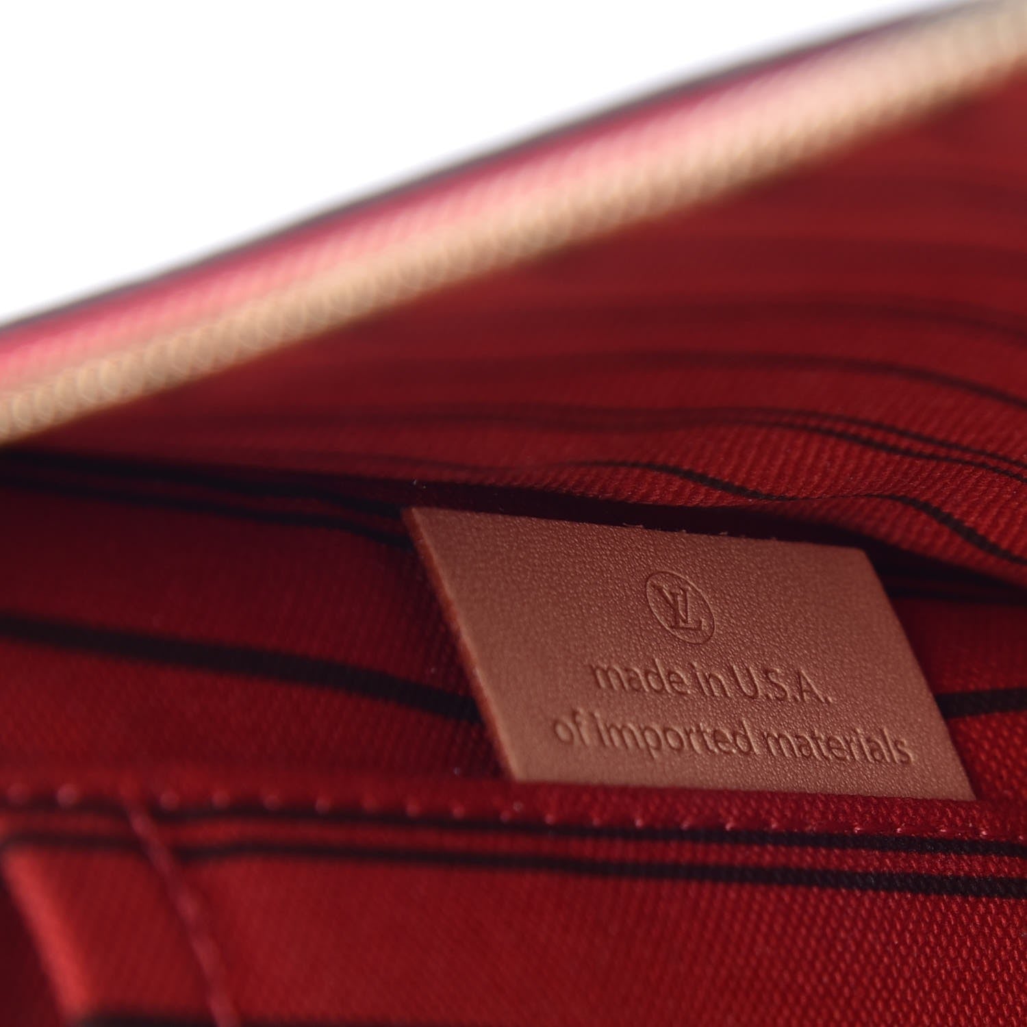 Louis Vuitton Monogram Neverfull MM GM Pochette Cherry 8 of 8