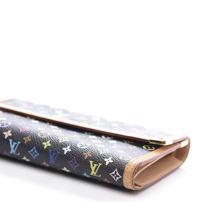 Louis Vuitton Monogram Multicolor Porte Tresor International Wallet Black 10 of 10