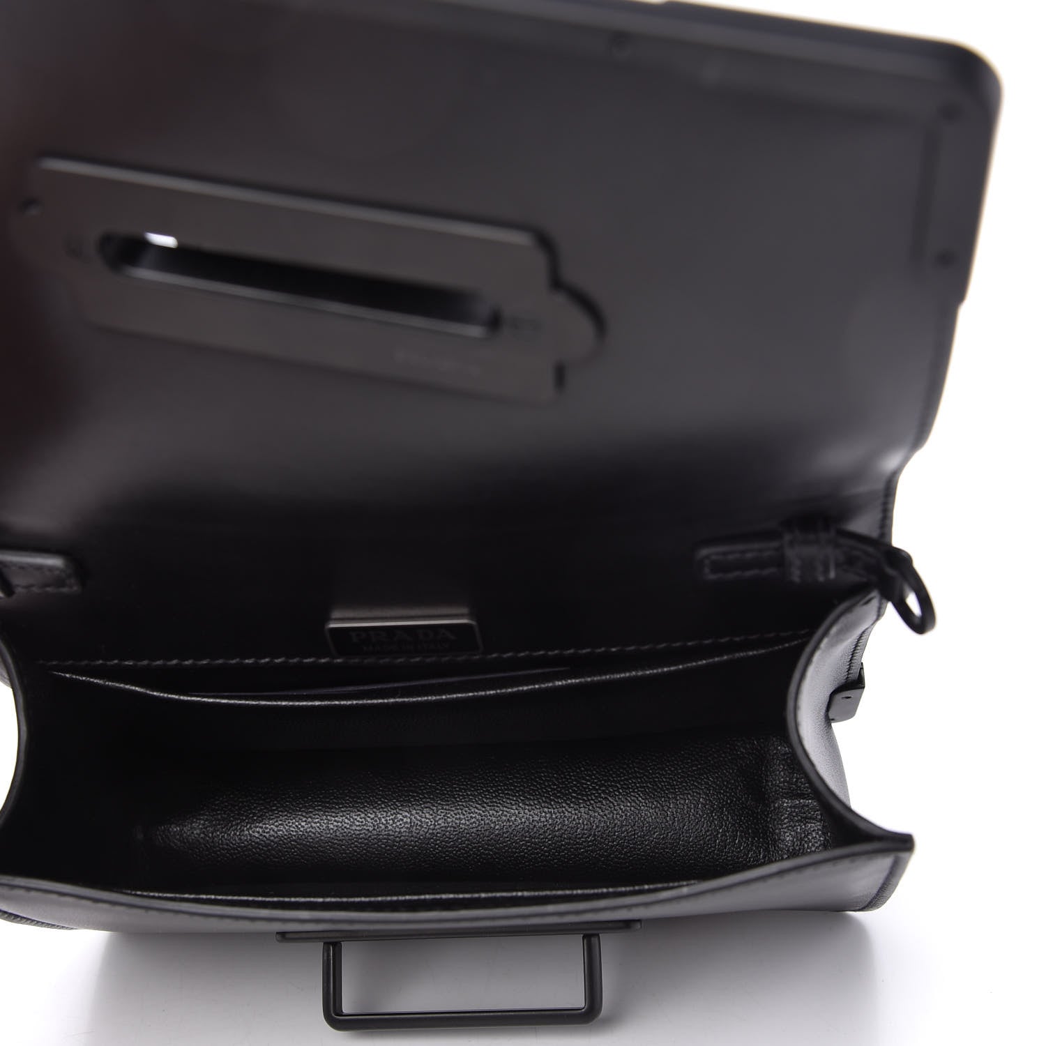 Prada City Calfskin Saffiano Cahier Bag Black 5 of 9