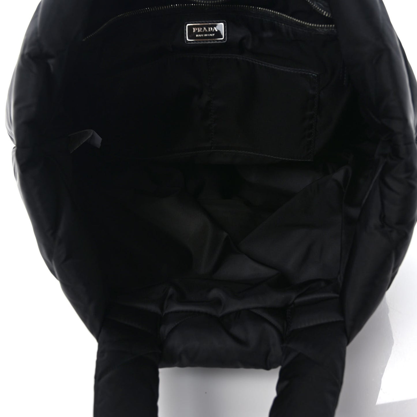 Tessuto Re-Nylon Padded Tote Black