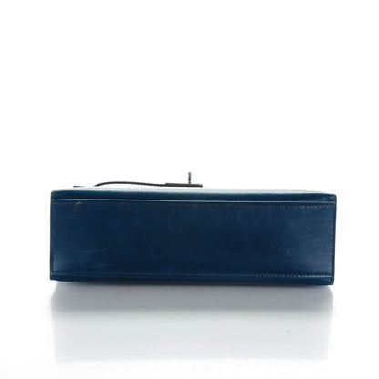Hermes Box Kelly Pochette Bleu De Prusse 14 of 17