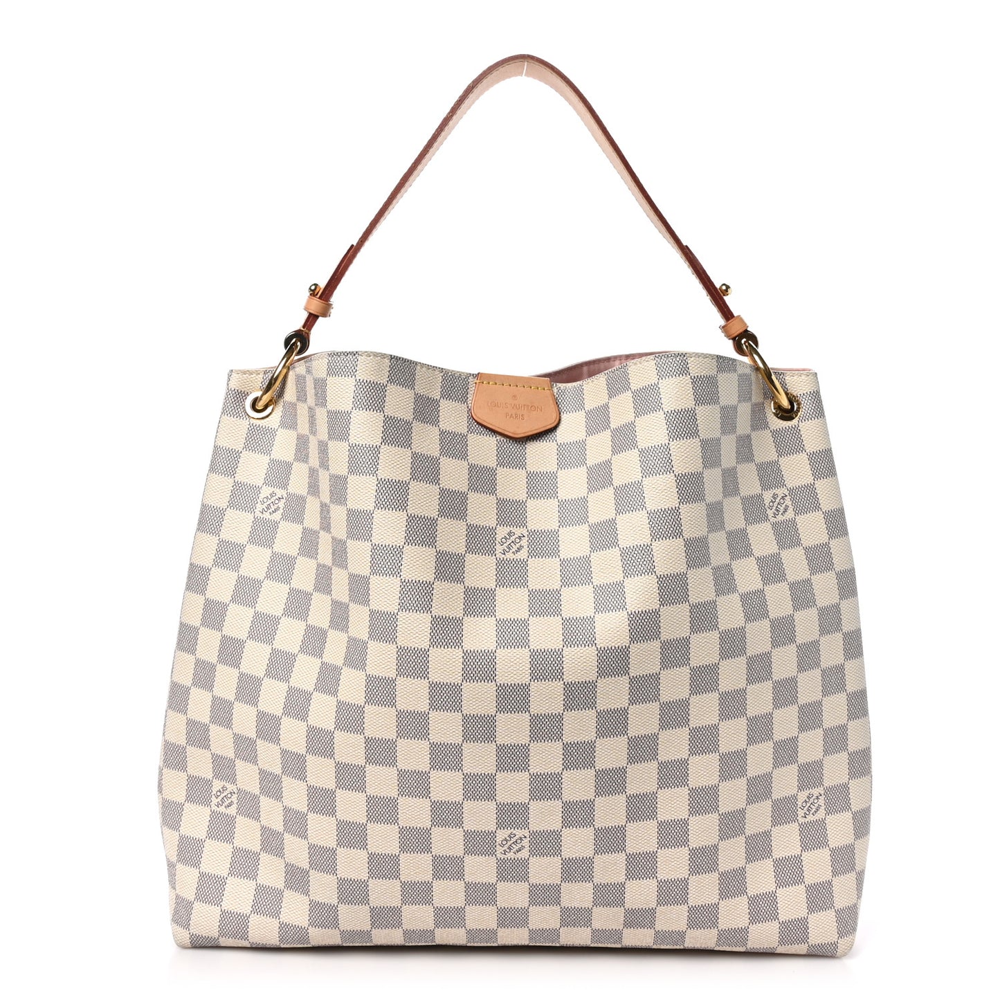 Damier Azur Graceful MM Rose Ballerine