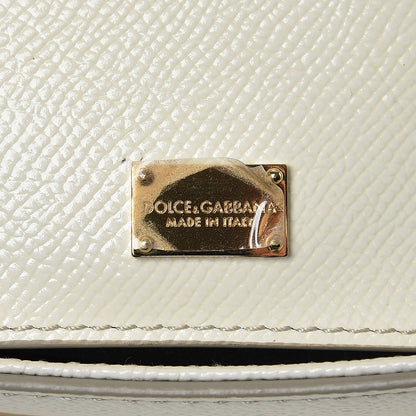 Dolce & Gabbana Dauphine Lemon Print Medium Miss Sicily Satchel White 6 of 12