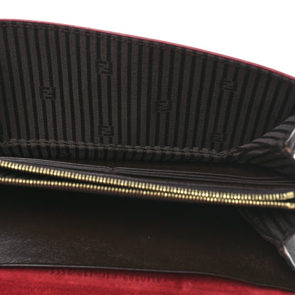 Fendi Vitello Continental Wallet Red 5 of 12