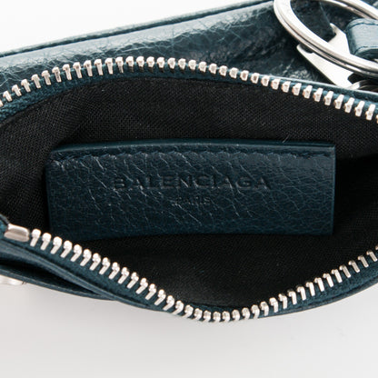 Balenciaga Agneau Arena Classic Hardware Tokyo Wallet Bleu Petrole 6 of 7