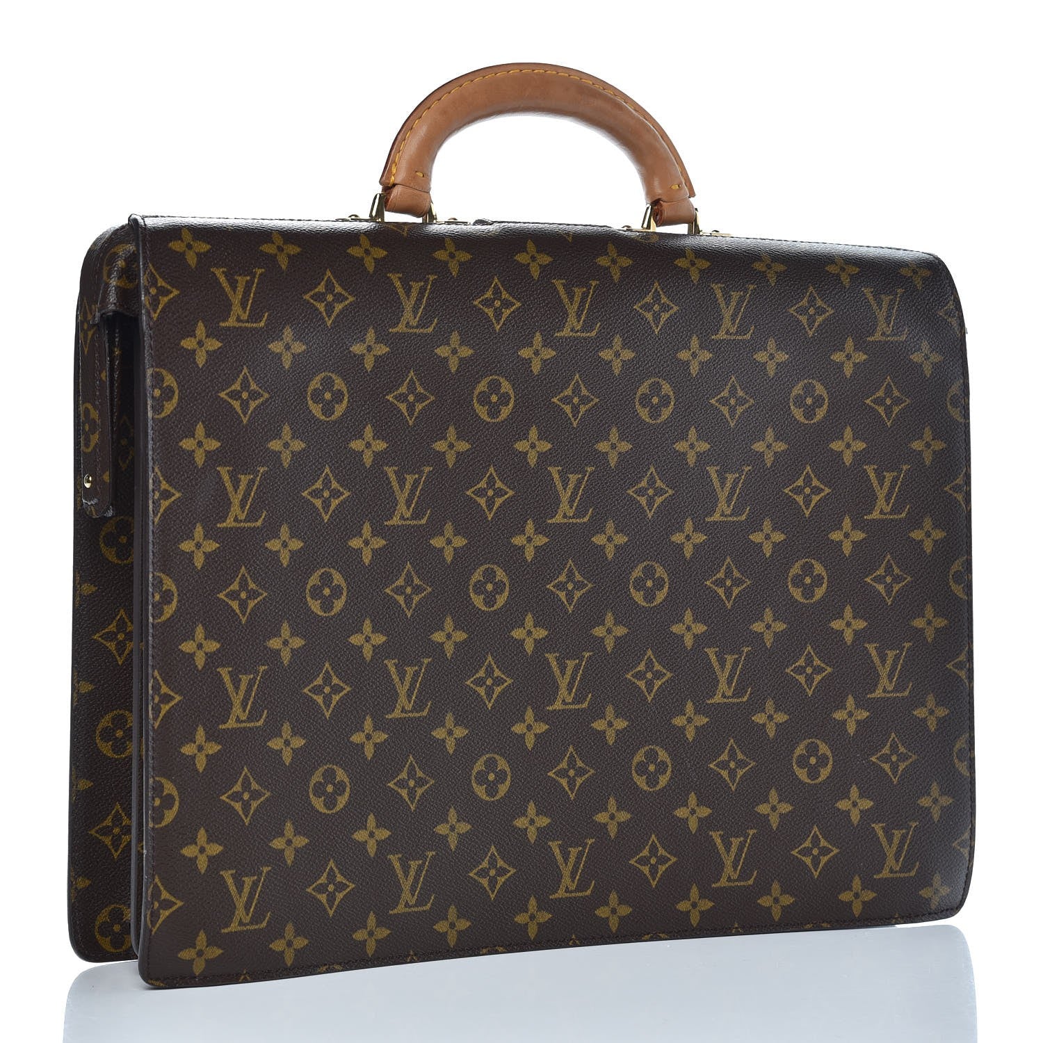 Louis Vuitton Monogram Serviette Fermoir NM Briefcase 3 of 11