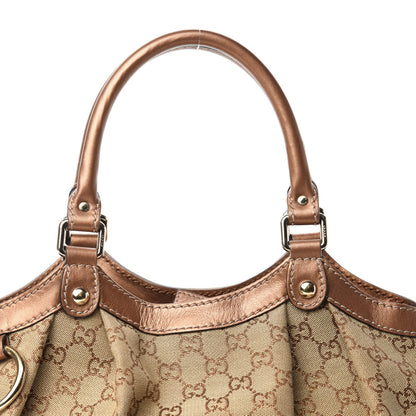 Gucci Monogram Medium Sukey Tote Bronze 11 of 11