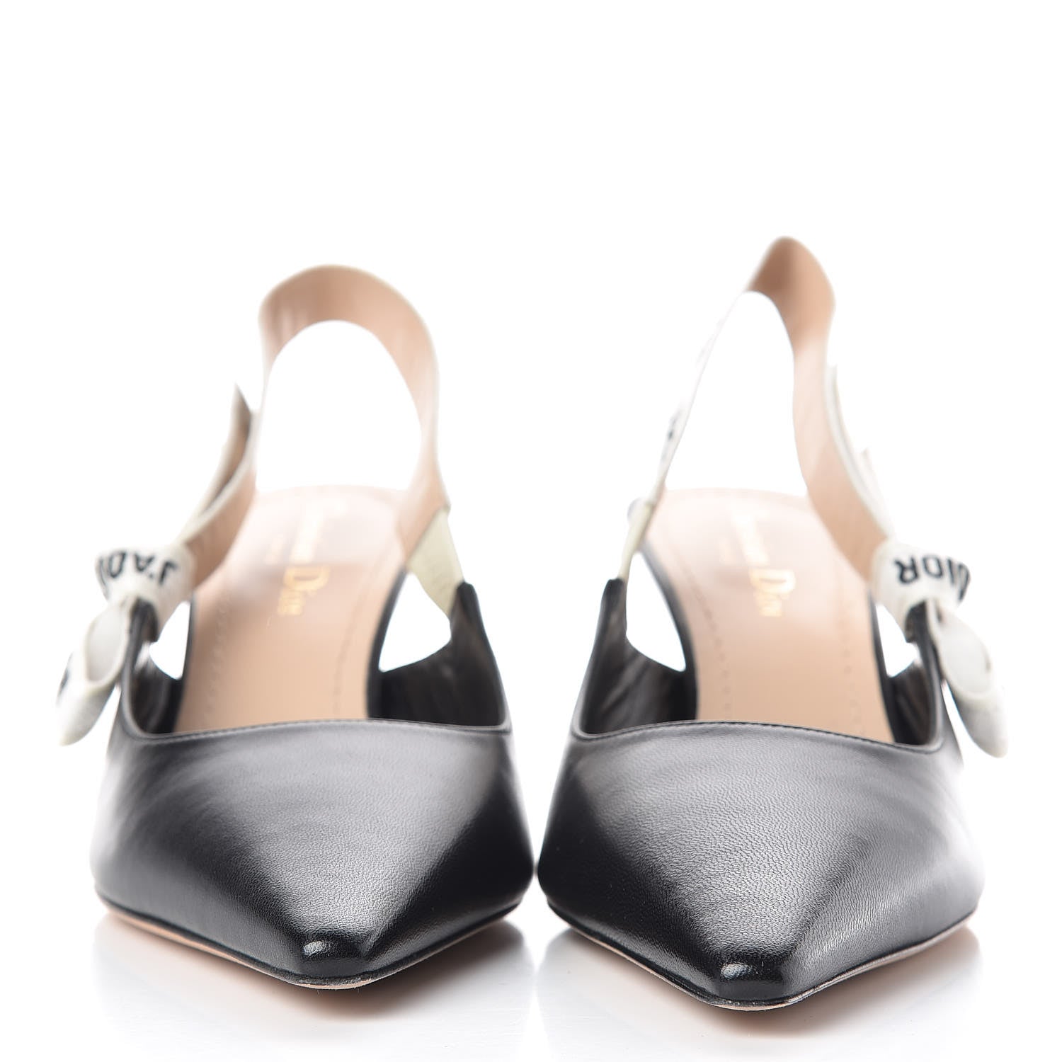 Christian Dior Lambskin Ribbon J'Adior Slingback 65mm Pumps 39 Black 2 of 8