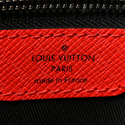 Louis Vuitton Taigarama Keepall Bandouliere 50 Fire Red 6 of 9