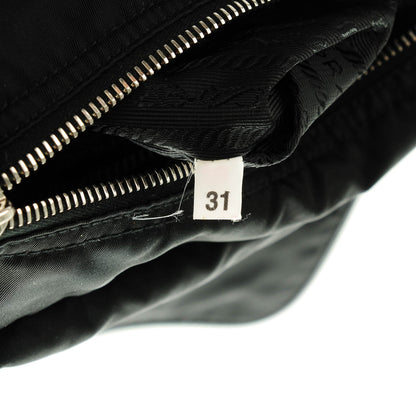 Prada Nylon Vela Shoulder Bag Black 6 of 7