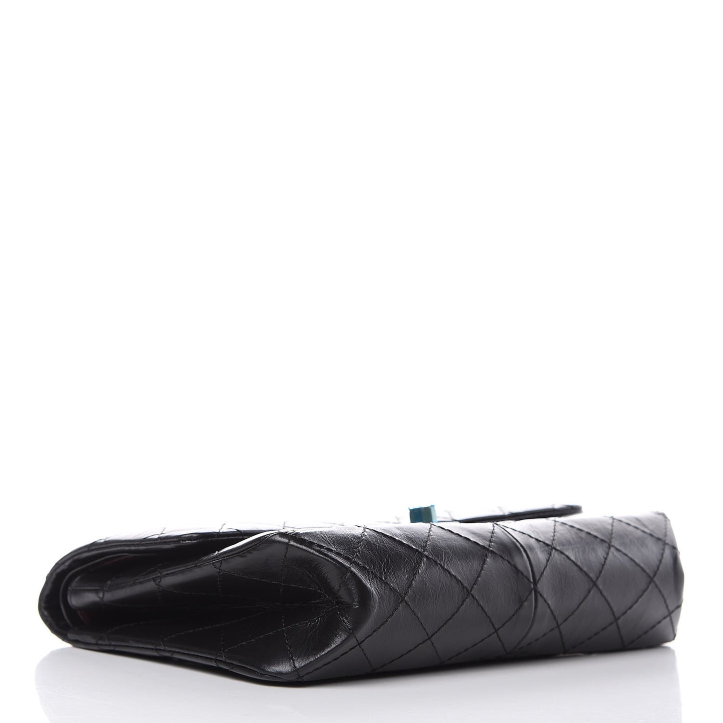 Aged Calfskin Quilted 2.55 Reissue 226 Flap Black