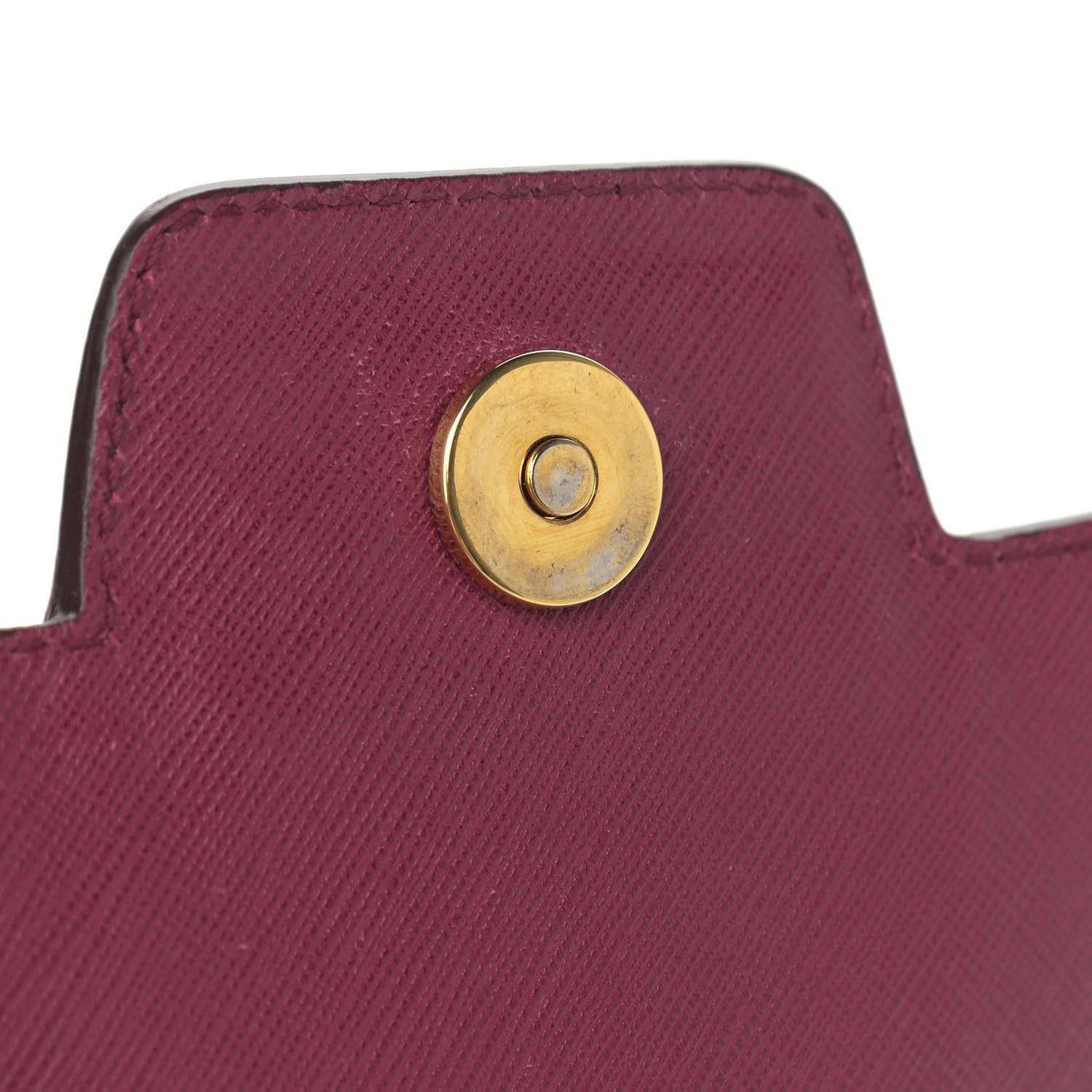 Salvatore Ferragamo Printed Calfskin Crossbody Bag Burgundy 11 of 14