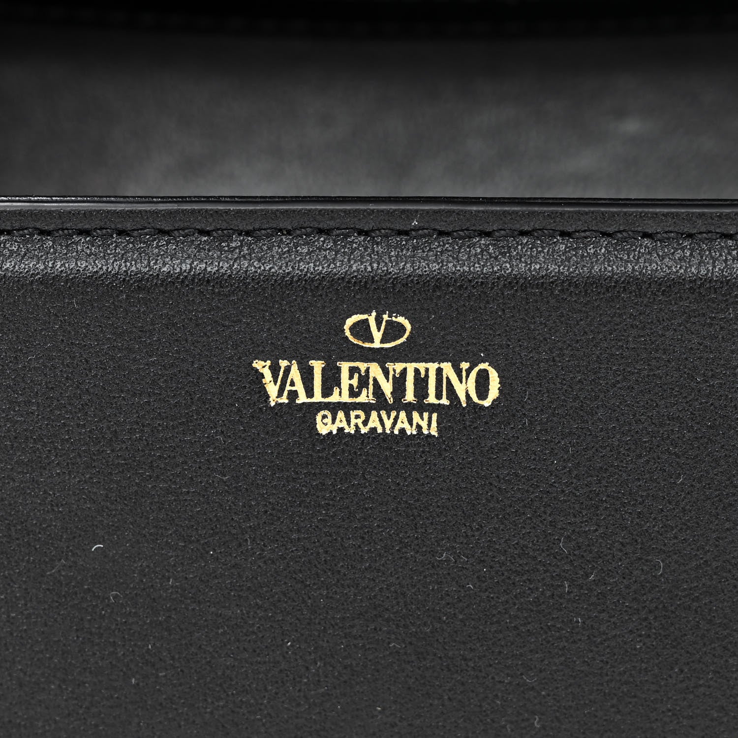 Valentino Garavani Calfskin Vlogo Loco Shoulder Bag Black 6 of 13