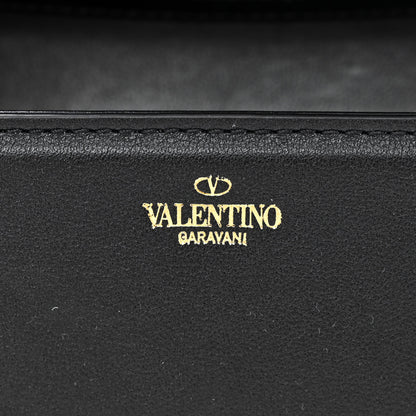 Valentino Garavani Calfskin Vlogo Loco Shoulder Bag Black 6 of 13