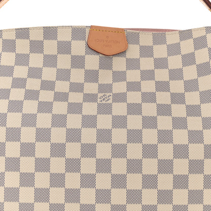Louis Vuitton Damier Azur Graceful MM Rose Ballerine 7 of 11