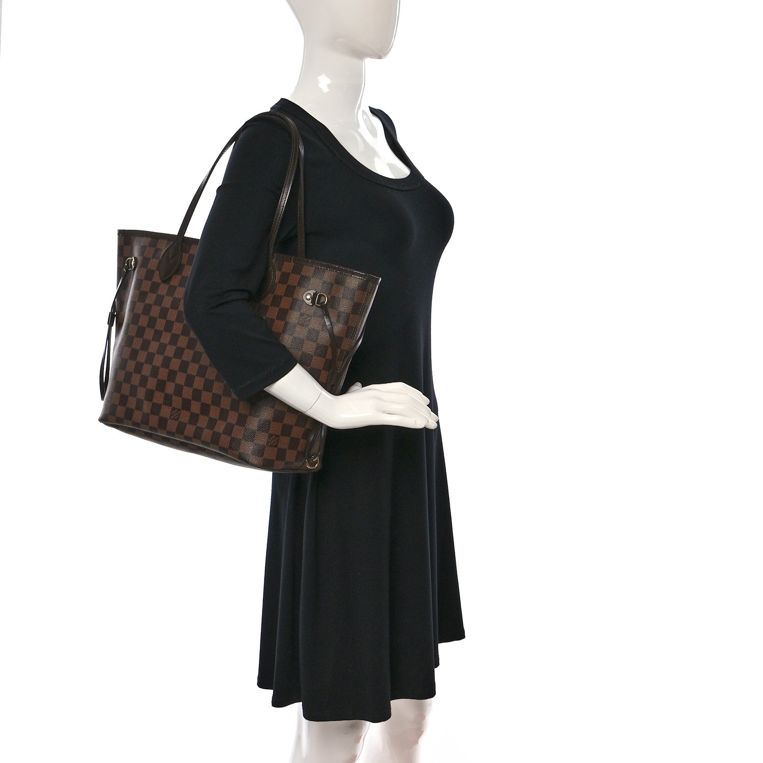 Louis Vuitton Damier Ebene Neo Neverfull MM 2 of 15